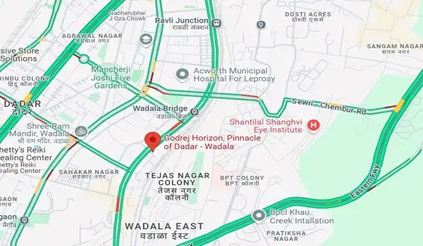 Godrej Horizon location map