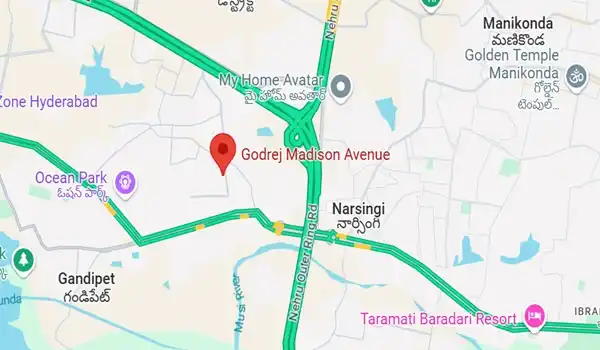 Godrej Madison Avenue location